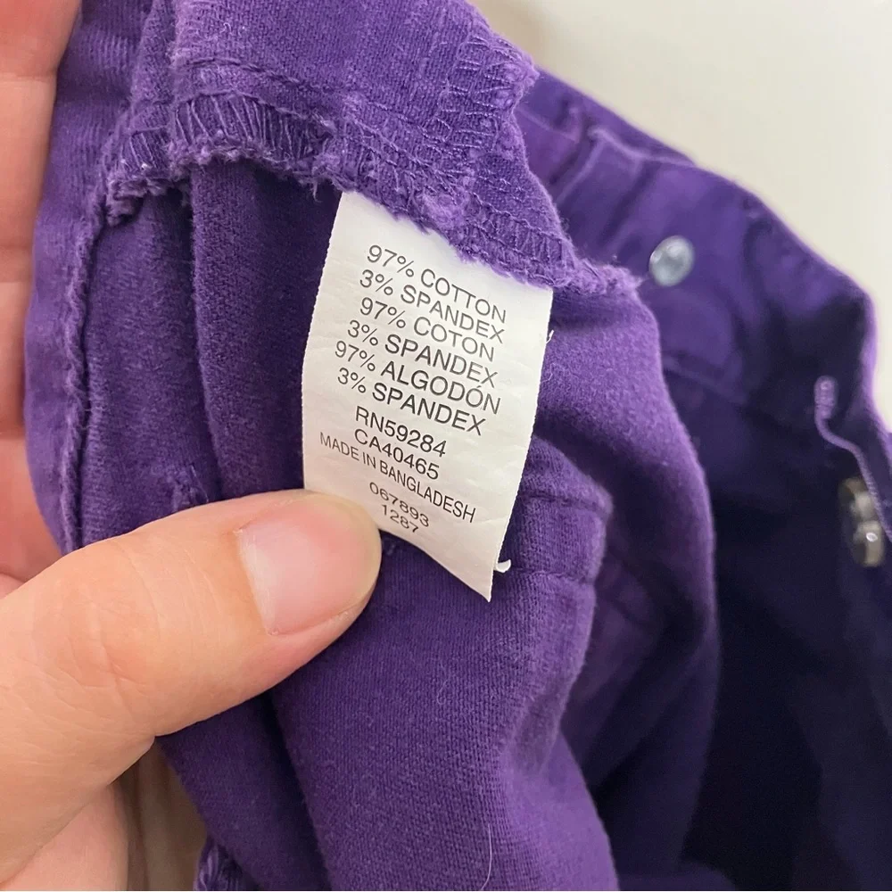 Children’s Place girls purple jeggings 12